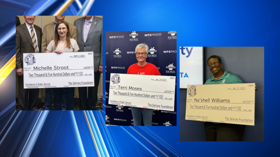 3 Wichita public servants win $2,500 for excellence