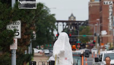 Ungurean statue put in place in Bix Plaza