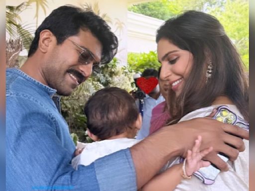 Ram Charan and Upasana shower love on daughter Klin Kaara on her first birthday; PIC goes viral