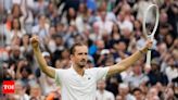 Medvedev outlasts Sinner to reach Wimbledon semi-final | Tennis News - Times of India