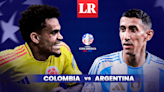 Argentina vs. Colombia EN VIVO: ¿a qué hora y en dónde ver la final de la Copa América 2024?