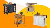 13 kitchen carts and islands with thousands of reviews on Amazon