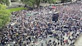 Tres policías heridos y 40 detenidos en una manifestación propalestina en Londres