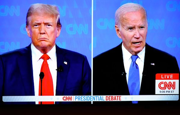 Trump, for now, is ceding the spotlight to Biden as the president’s campaign reels from bad debate