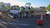 Dos ancianos mueren en un accidente tras conducir en sentido contrario en la autovía de La Manga