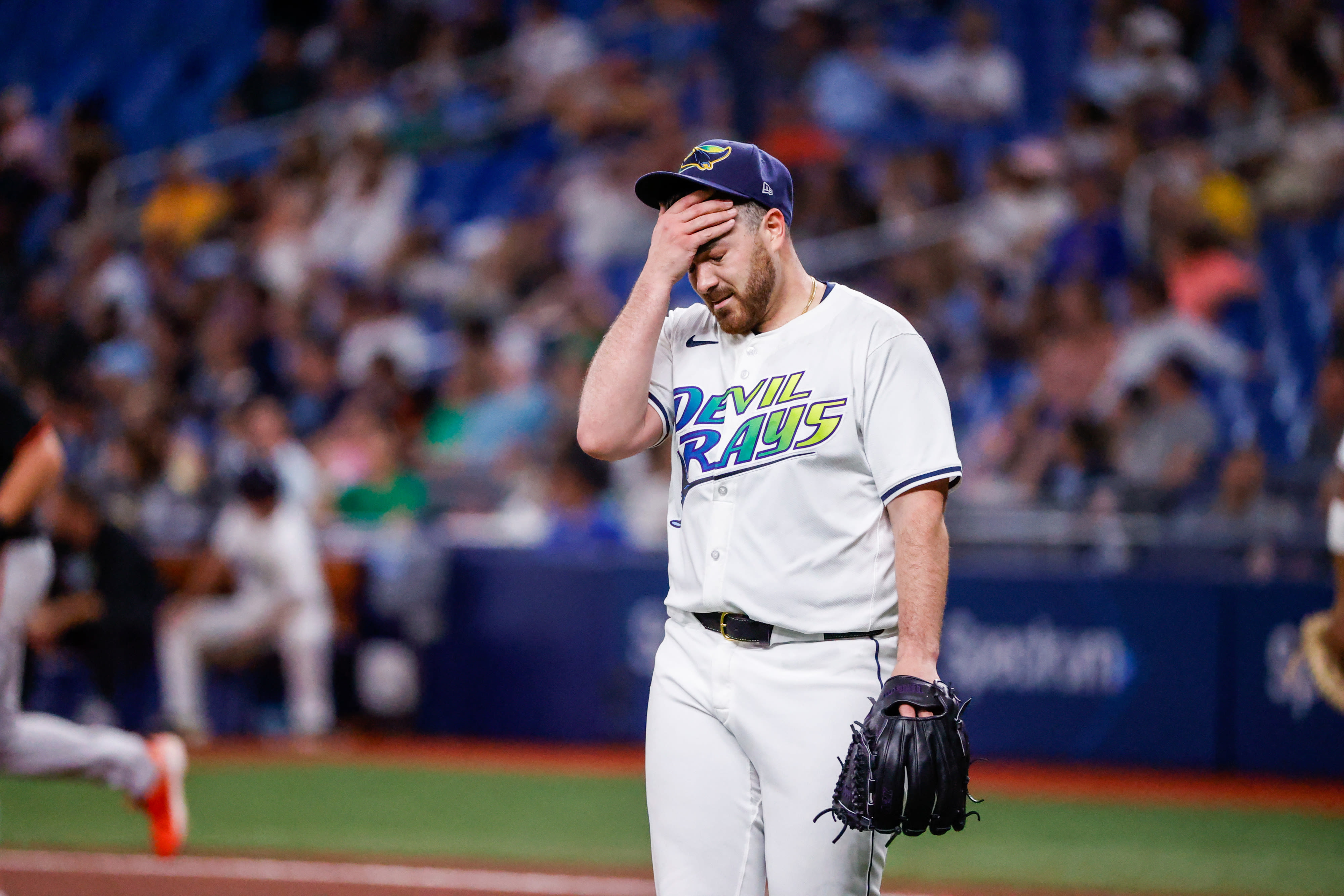 Rays’ Randy Arozarena was heating up, but now has a hamstring issue