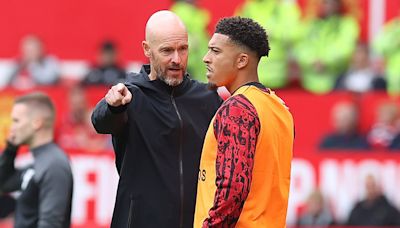 Erik ten Hag: Jadon Sancho will play if he stays at Man United