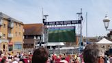 Big screen to show the Olympics and movies for free