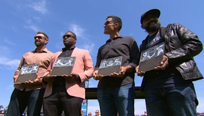 Giants put Core Four on their Wall of Fame in joyful ceremony