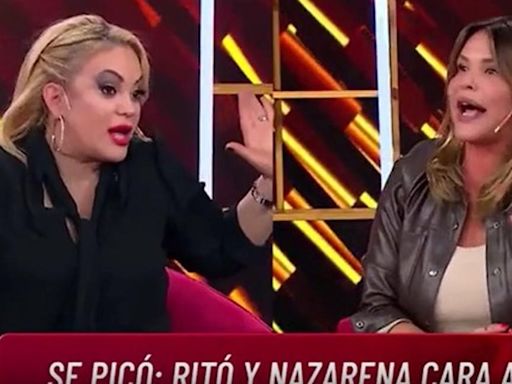 Video: María Eugenia Ritó y Nazarena Vélez protagonizaron un fuerte cruce