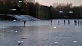 Group caught on camera playing on frozen lake just days after tragic Solihull deaths