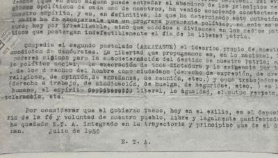 65 años de la primera acción de ETA: colocar unas ikurriñas en el Arenal de Bilbao