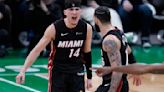 Herro scores 24, Heat hit franchise playoff-record 23 3s to beat Boston and even series 1-1