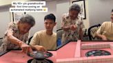 Watch: Singaporean grandma's 'so cute' reaction to automated mahjong table