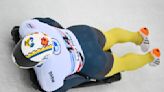 Hermann wins skeleton race, Kelly Curtis wins bronze for US