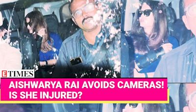 Aishwarya Rai Zooms Past Paparazzi in Mumbai! What Happened? | Etimes - Times of India Videos