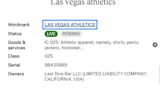 A’s fan group ‘The Last Dive Bar’ applies to trademark ‘Las Vegas Athletics’