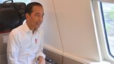 Indonesian leader takes a test ride on Southeast Asia's first high-speed railway