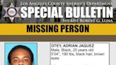 Los Angeles County Sheriff Seeks Public’s Help Locating Missing Person Adrian Jaquez Otey, Last Seen in Santa Clarita