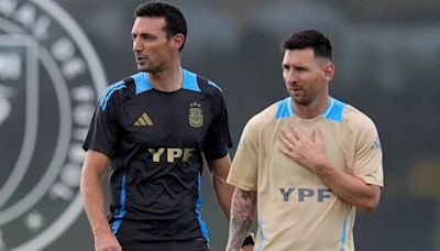 Problemas para Lionel Scaloni camino a la Copa América 2024: las DOS BAJAS en el entrenamiento de la Selección argentina