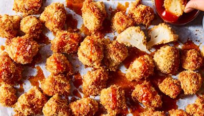 Crispy Hot Honey Cauliflower Nuggets Will Spice Up Your Game Day