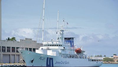 Japanese coast guard ship, trainees visit Hawaii