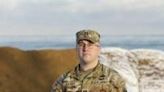 Thomas Kanies, project manager for the Army Corps of Engineers, oversees beach replenishment at the foot of Mount Baldy