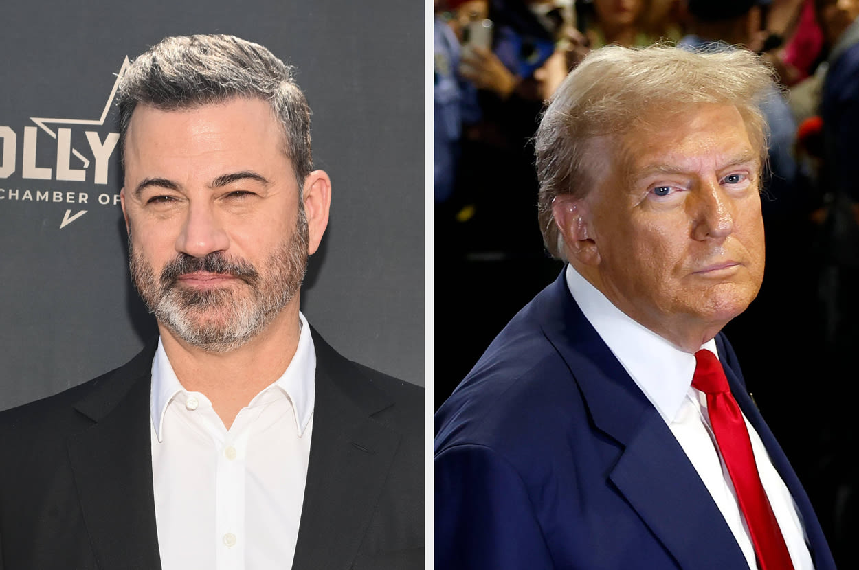 Jimmy Kimmel Was Left Totally Confused After Donald Trump Claimed Kamala Harris Lied About An Old Job