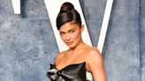 Kylie Jenner Shines in Bow-Wrapped Dress & Custom Pumps at Vanity Fair Oscars Party 2023