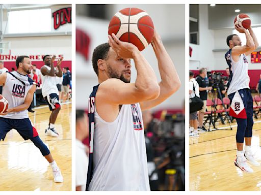 Stephen Curry Debuts the Curry 12 During Team USA Training Camp