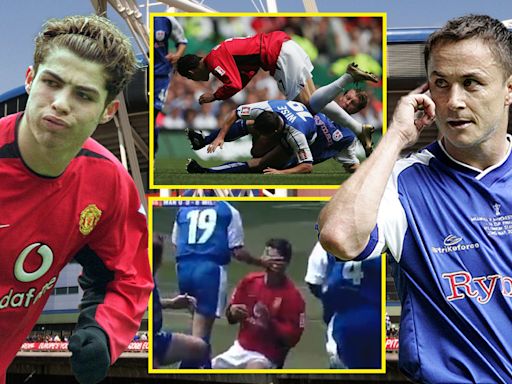 Millwall players drank champagne then Ronaldo was flattened in feisty Cup final