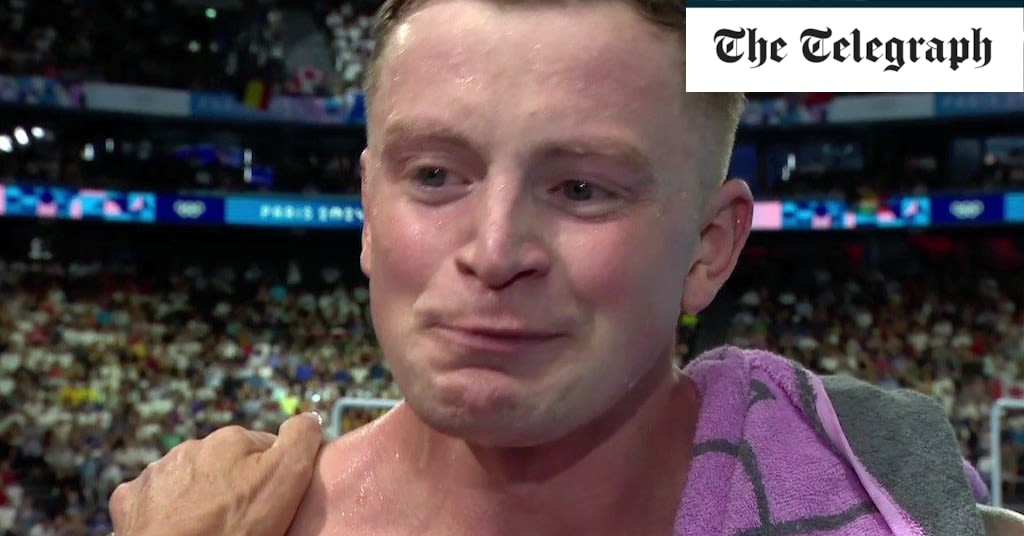 Adam Peaty falls short of historic 'three-peat' in 100m breaststroke final