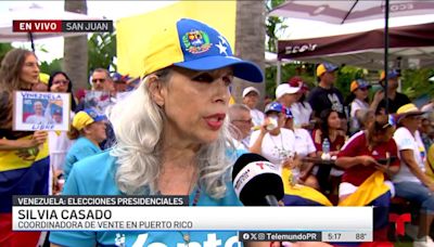 Venezolanos en Puerto Rico al pendiente de las elecciones