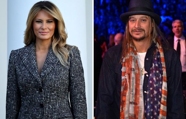 Melania Trump's reaction to Kid Rock's RNC performance goes viral