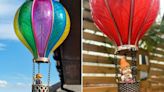 Shoppers are giving their Home Bargains' hot air balloon lights an added edge