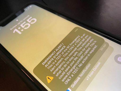 B.C. cellphones, TVs and radios will sound with emergency alert test on May 8