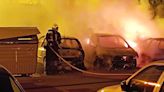 Un pirómano quema cinco coches en la Macarena