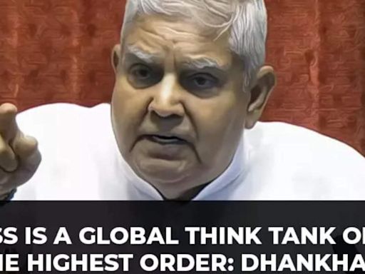 Jagdeep Dhankhar defends RSS in Rajya Sabha, says organisation a 'global think tank of the highest order'