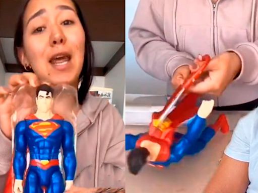 ¡Tóxica! Mujer rompe Superman de colección de su novio [Video]