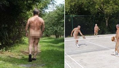 People are getting their kit off to take part in the naked Olympics