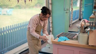 ‘I’m not even going to try’ fumes Bake Off contestant in tense scenes