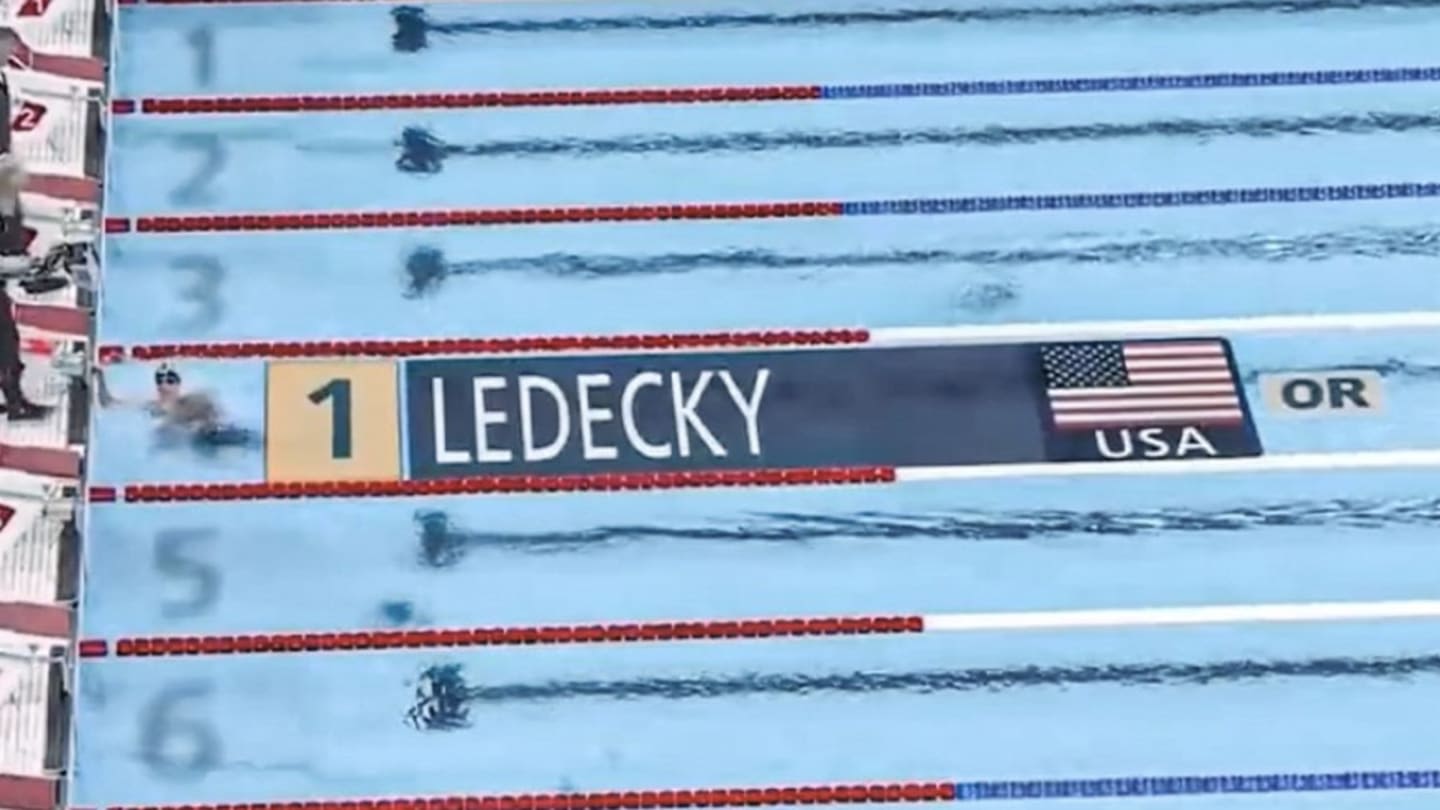 Katie Ledecky Had the Coolest Moment of Olympics at End of Record-Breaking Race
