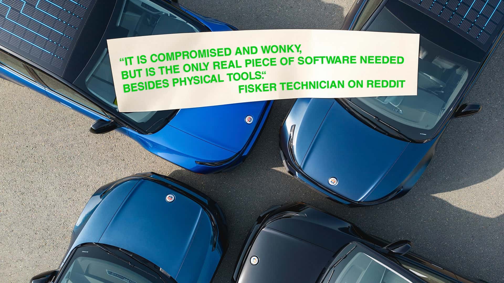 Fixing Fisker Oceans Requires Wider Release Of Proprietary Diagnostic Tool