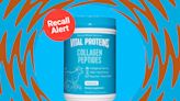 Vital Proteins Collagen Peptides Recalled Due to Potential Broken Plastic in Containers