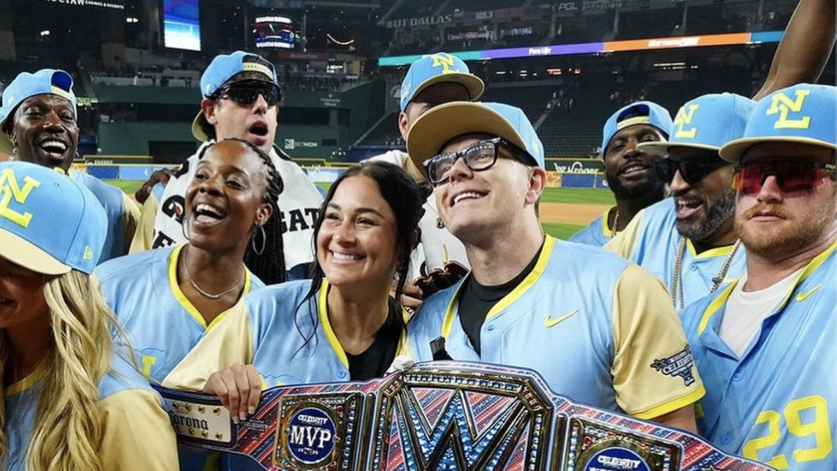 Bobby Wins MVP of MLB's Celebrity Softball Game | The Bobby Bones Show | The Bobby Bones Show