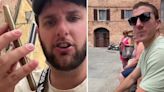 Dos jóvenes argentinos encontraron un celular en Italia y cuando quisieron devolverlo se llevaron una sorpresa