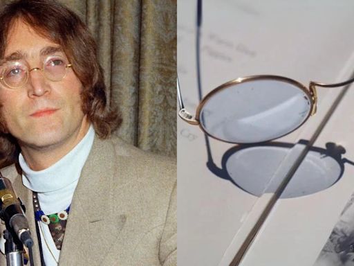 Las famosas gafas circulares de John Lennon fueron vendidas en una costosa subasta