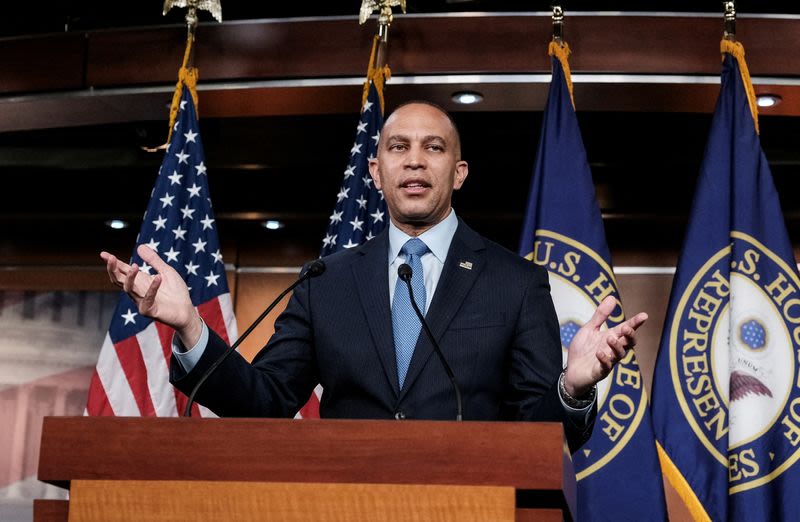 Democrat Hakeem Jeffries steps up as House Republicans roast Johnson