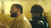 Drake, 21 Savage Are ‘Privileged Rappers’ Inside a Block of Gold in Faux ‘Colors’ Performance Video