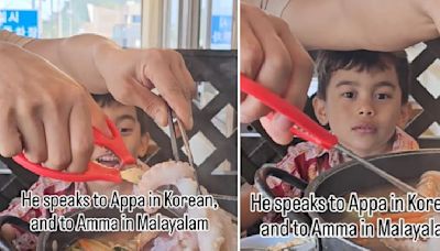 Video of a young boy fluently speaking Korean and Malayalam astonishes the internet